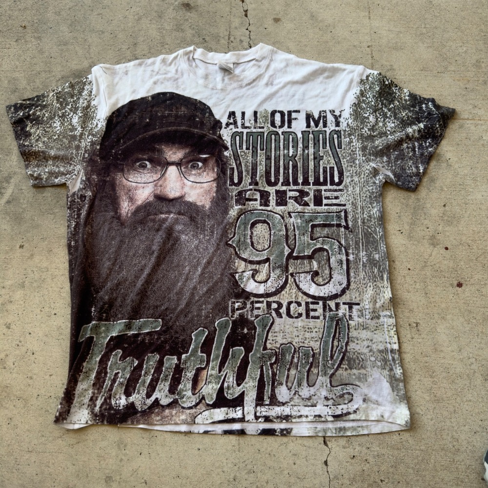 Paramount Outdoors Duck Dynasty T-Shirt Mens 2XL Graphic 2010s All Over Print